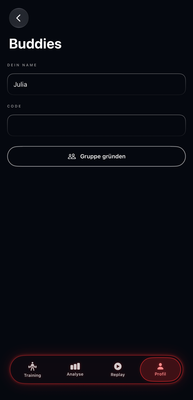 AuraGym: create a Buddy group